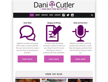 Tablet Screenshot of danicutler.com